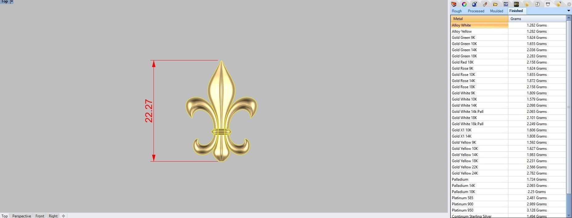 Fleur De Lis 3D print model_5