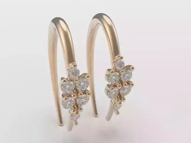 Earrings ready for print