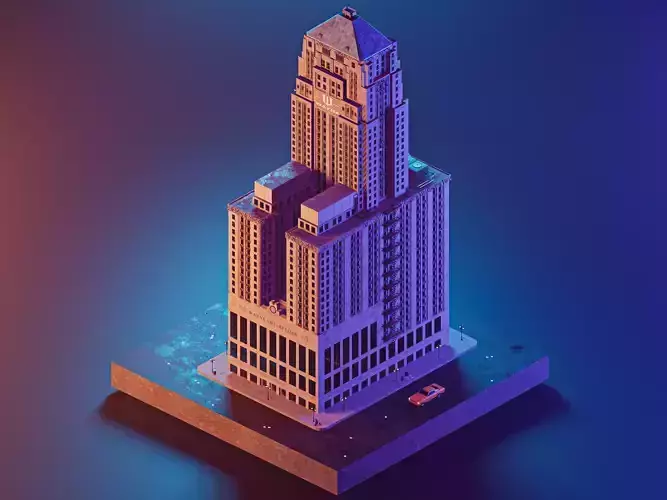  Wayne Tower - Batman Begins