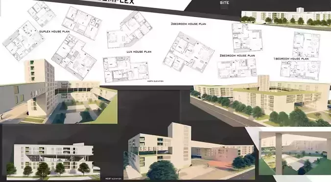 Complete residential complex project