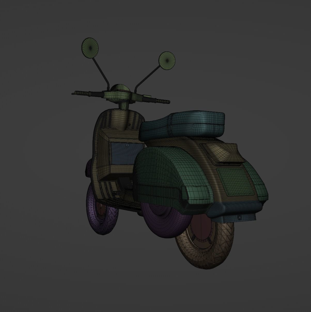 Vespa PX 125 3D model_8