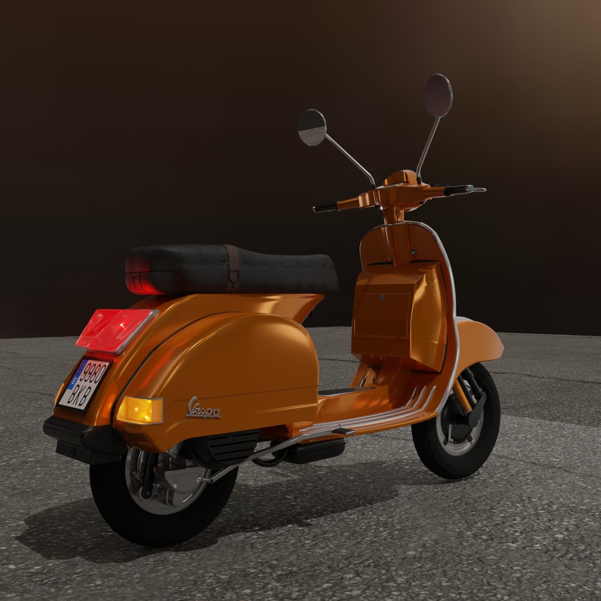 Vespa PX 125 3D model_1