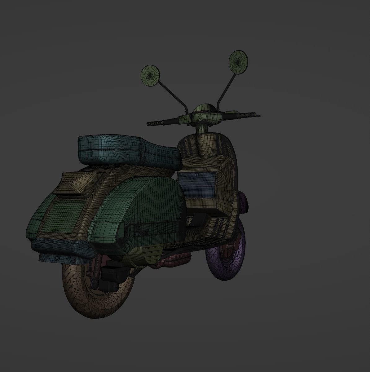 Vespa PX 125 3D model_14