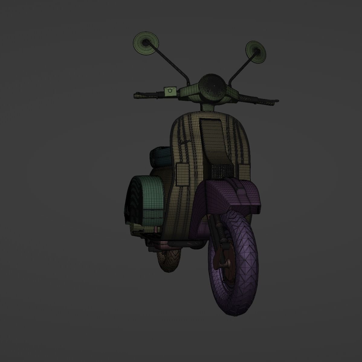 Vespa PX 125 3D model_11