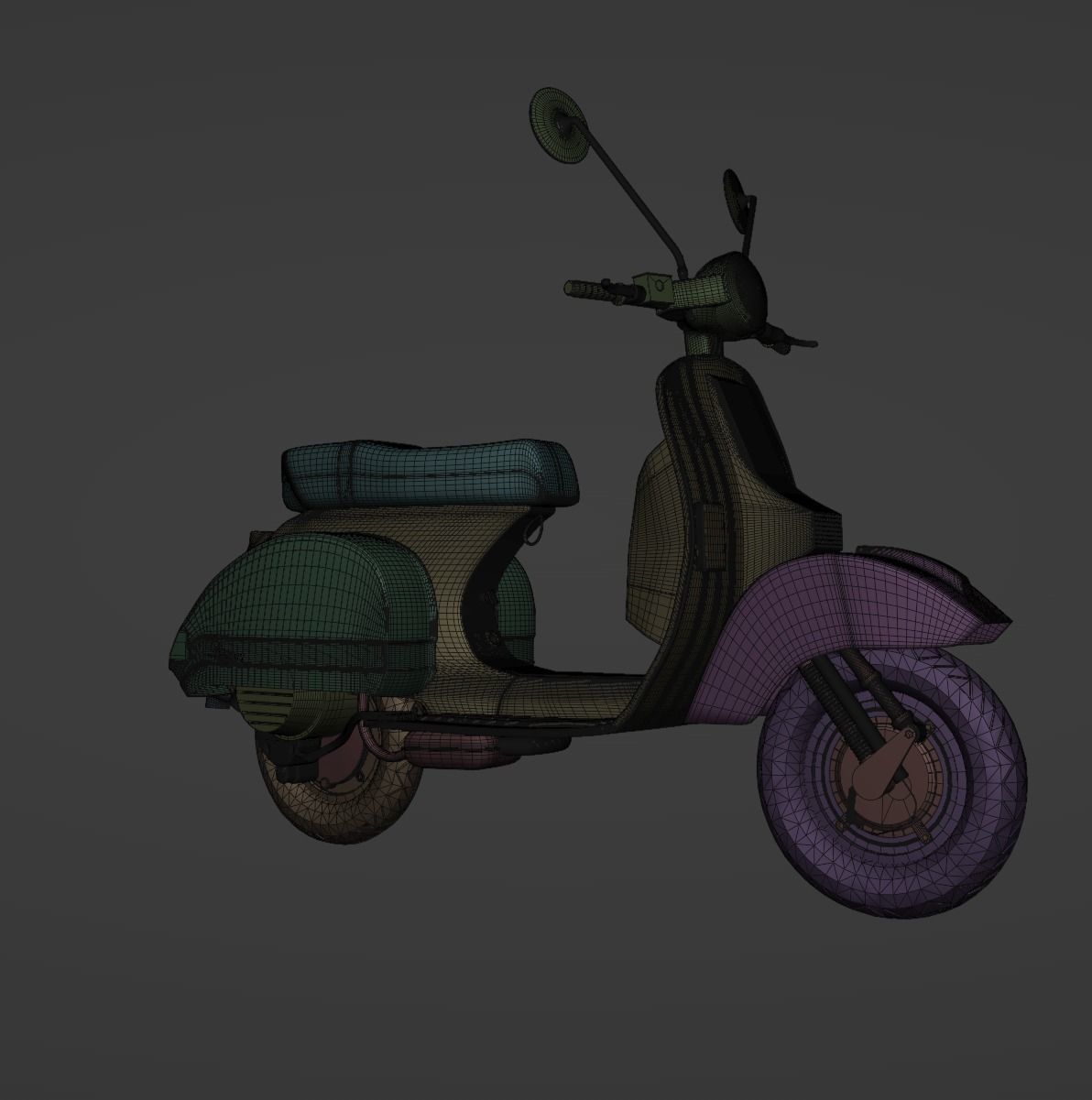 Vespa PX 125 3D model_12