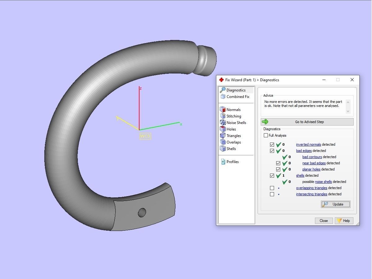 Cufflinks two rings with diamonds 3D print model_7