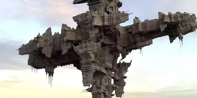 District 10 Mothership Design 1 3D model
