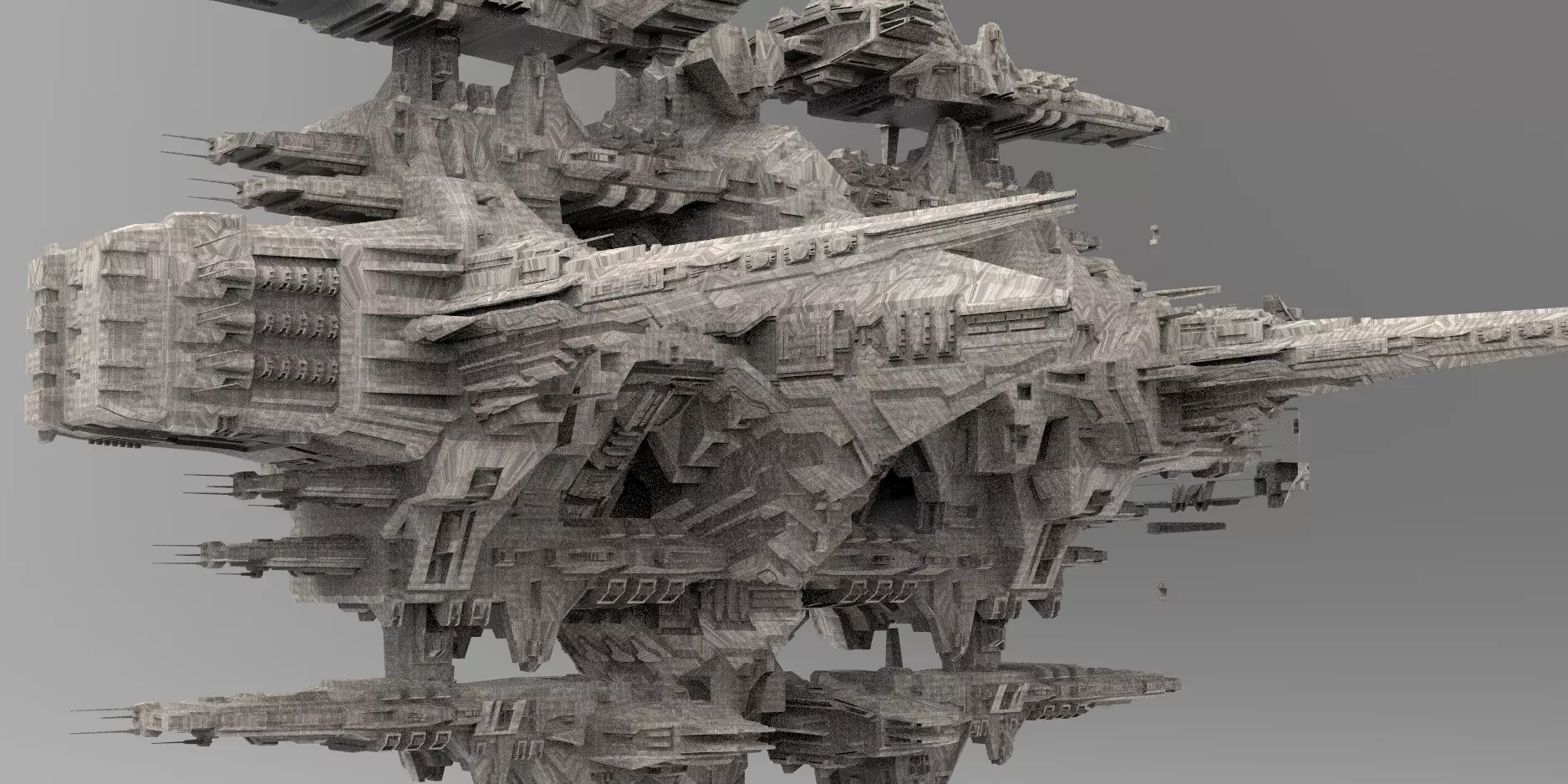 District 10 Mothership Design 4 3D model_0