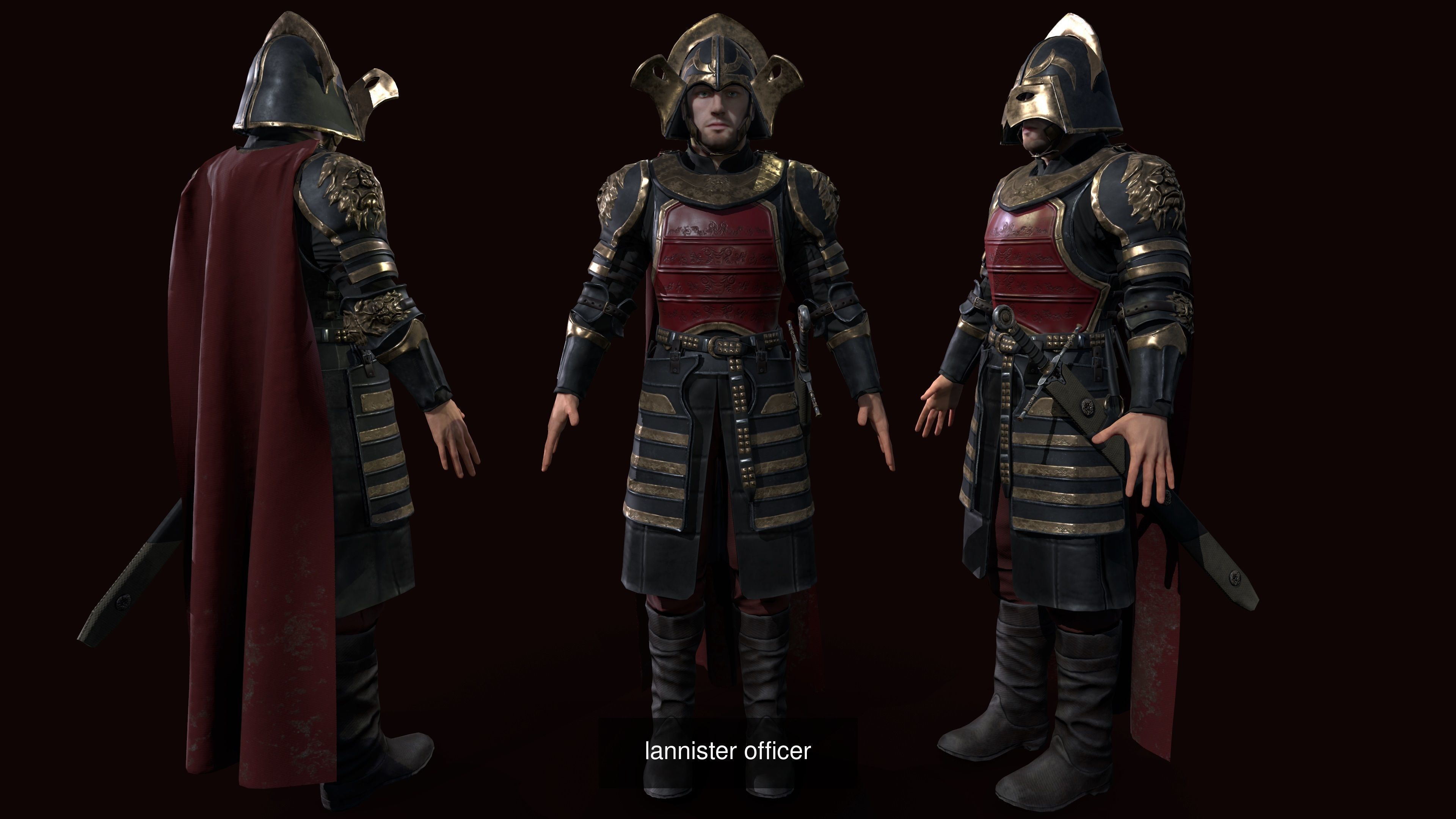 Game of thrones characters pack 3D Model Collection_1