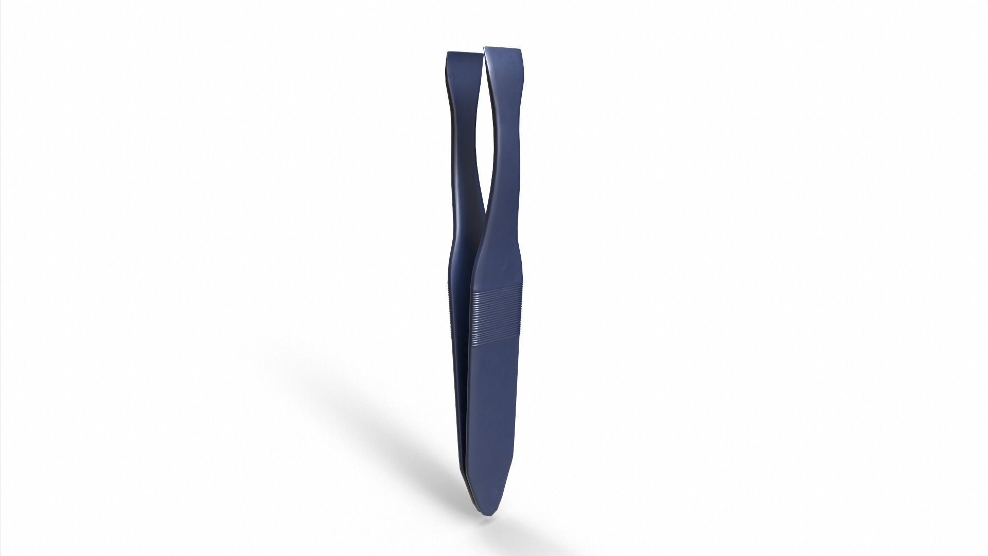 Tweezers plastic fish Low-poly 3D model_6