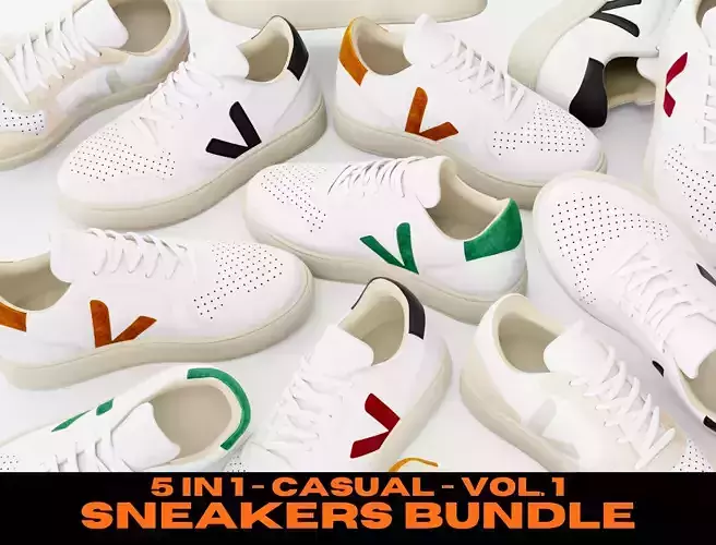 Veja Casual Sneakers Leather - Bundle Vol 1