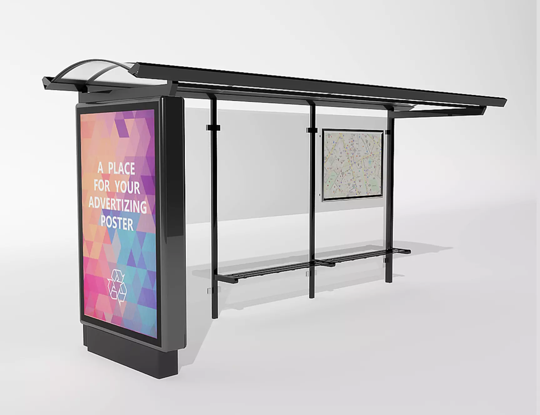 bus stop Free 3D model_0