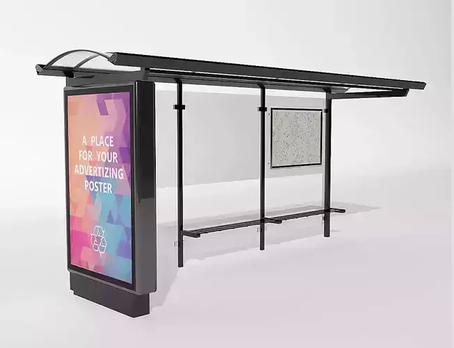 bus stop Free 3D model