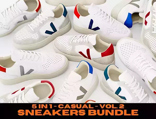 Veja Casual Sneakers Leather - Bundle Vol 2