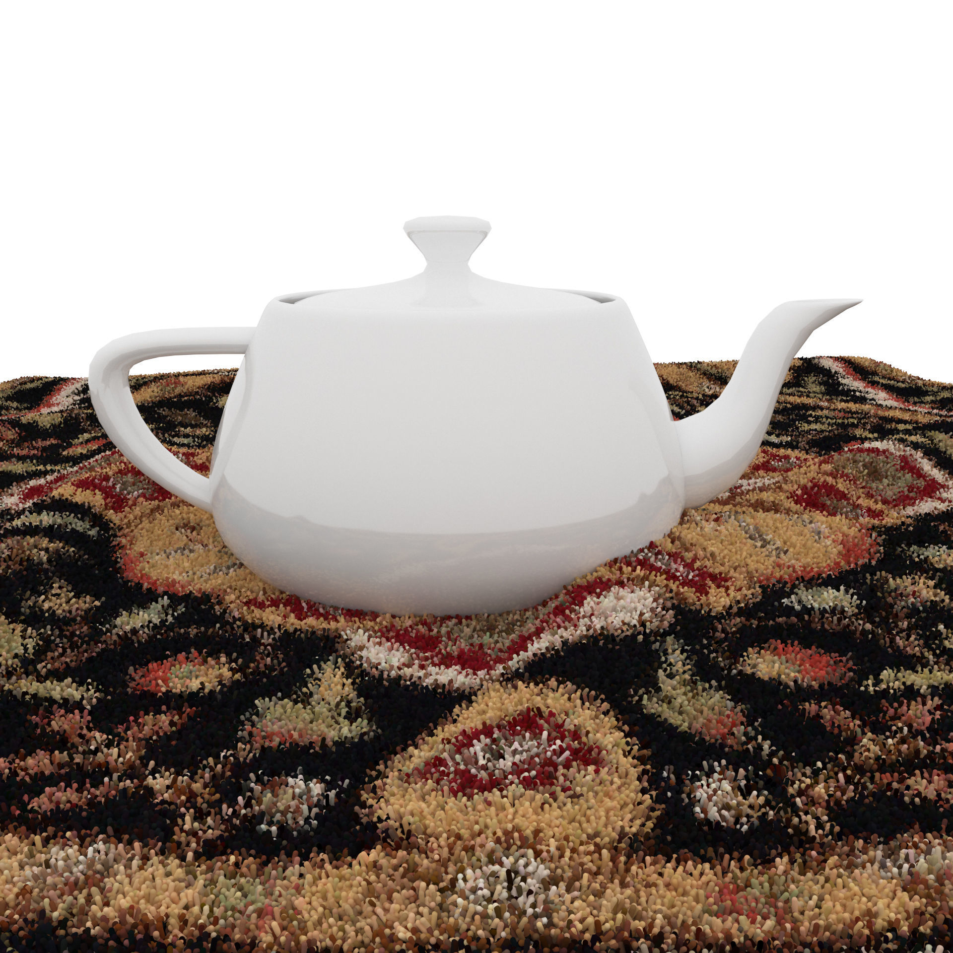 Rugs No 621 Low-poly 3D model_8