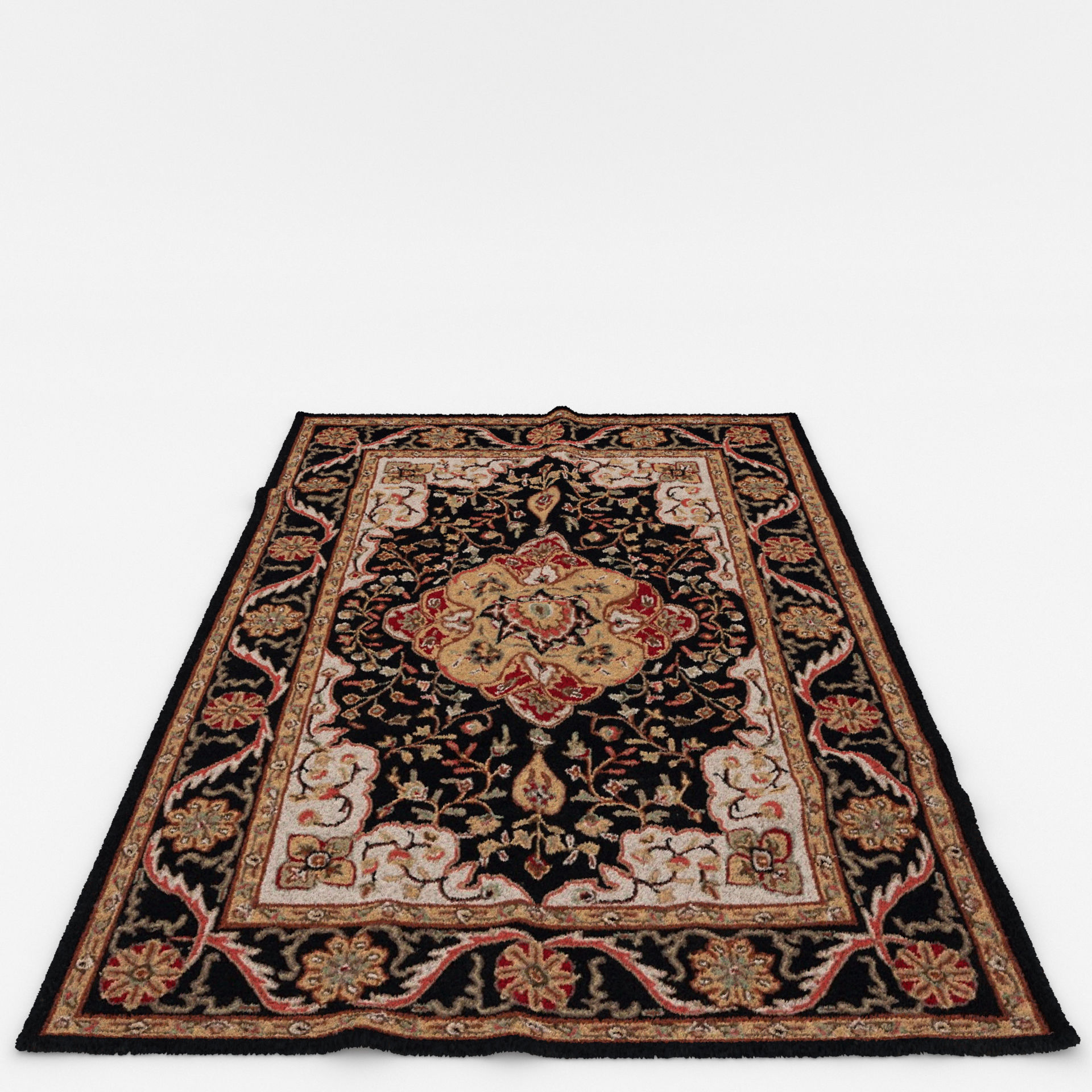 Rugs No 621 Low-poly 3D model_9