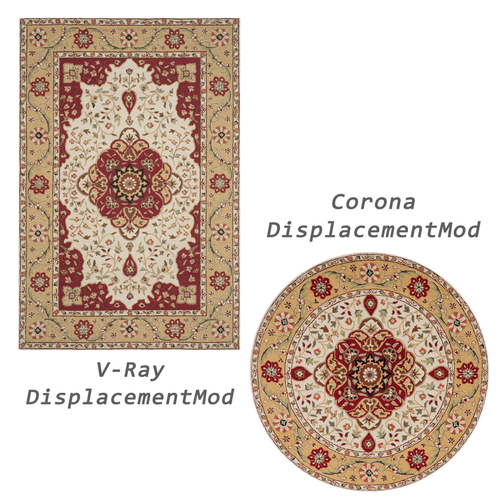 Rugs No 621 Low-poly 3D model_2