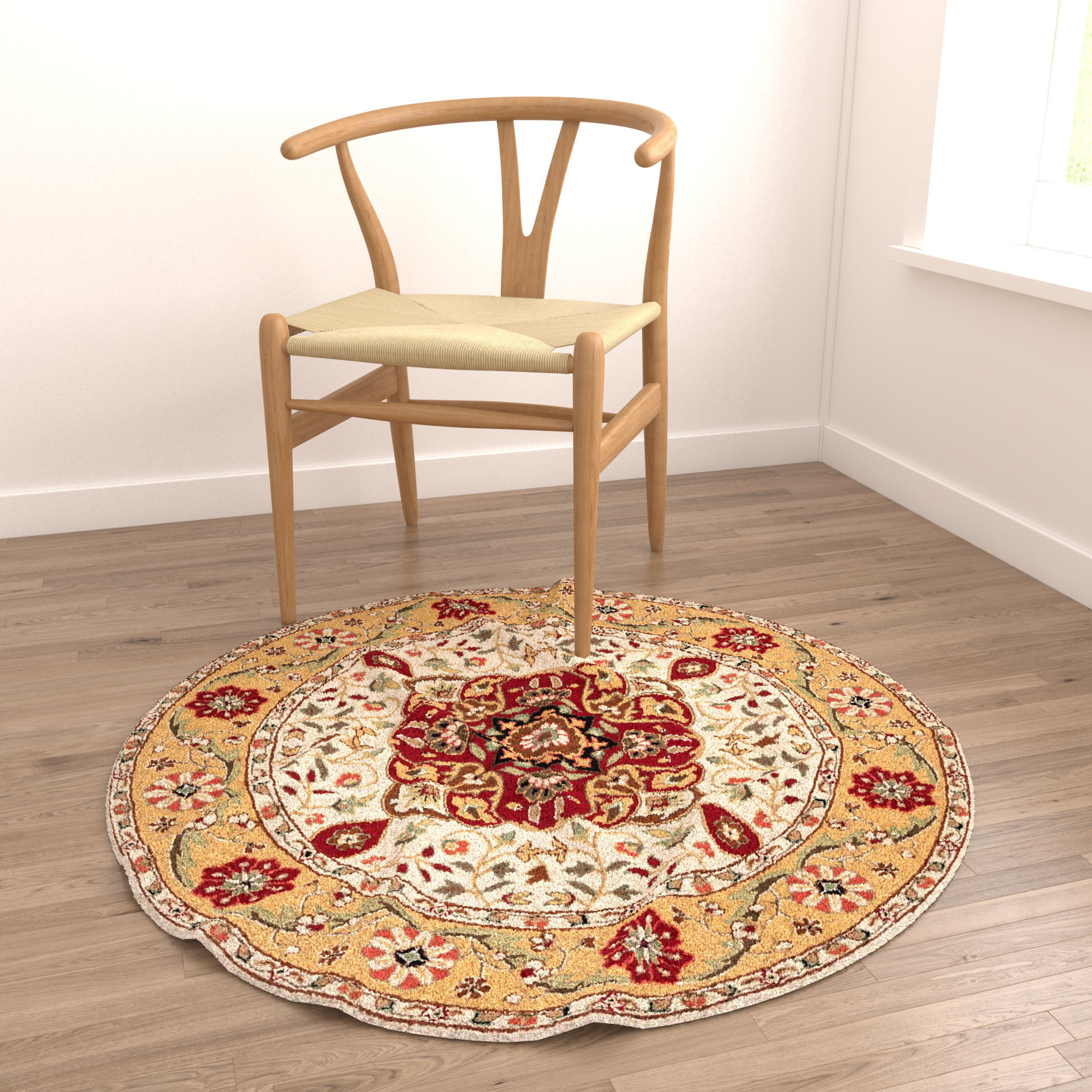 Rugs No 621 Low-poly 3D model_3