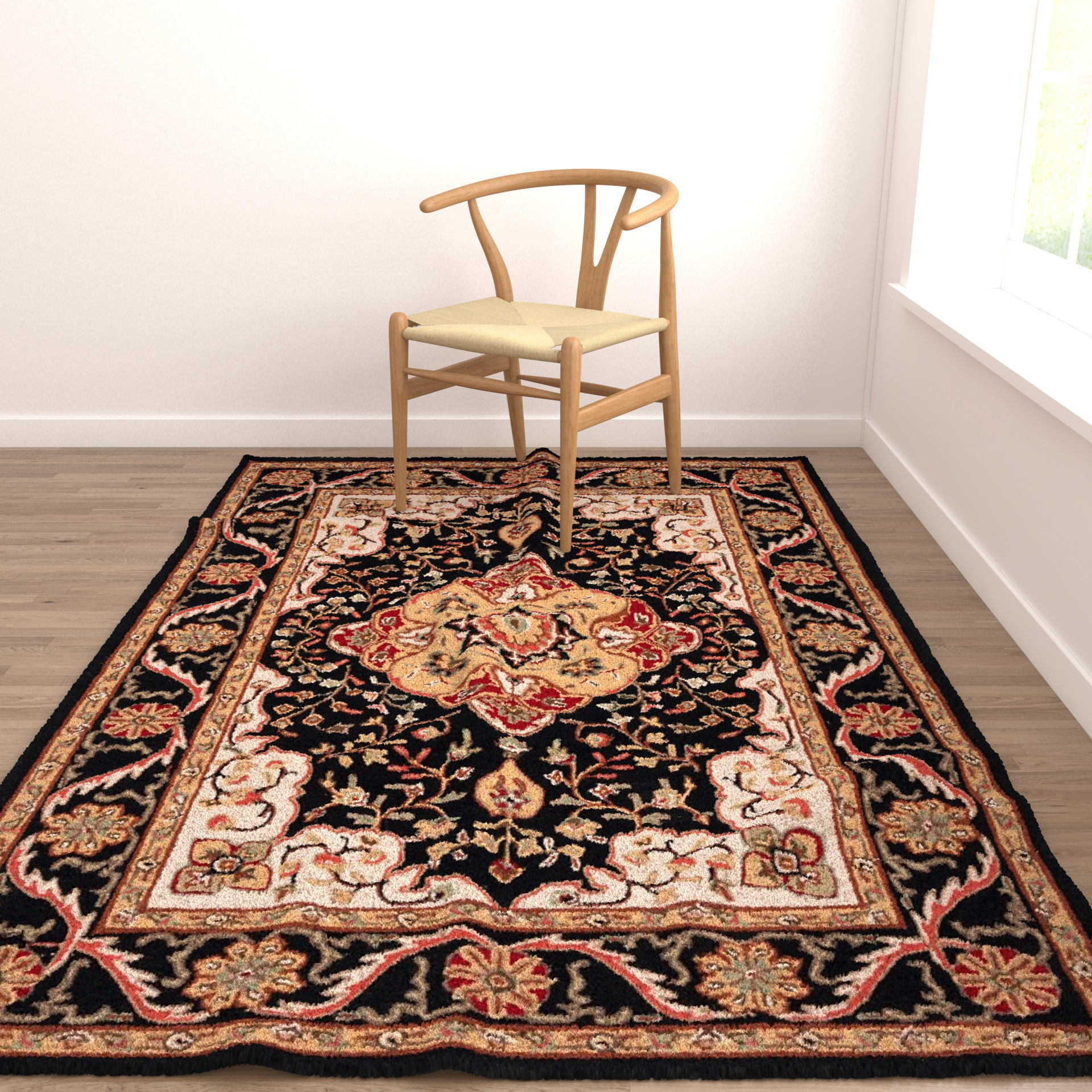 Rugs No 621 Low-poly 3D model_4