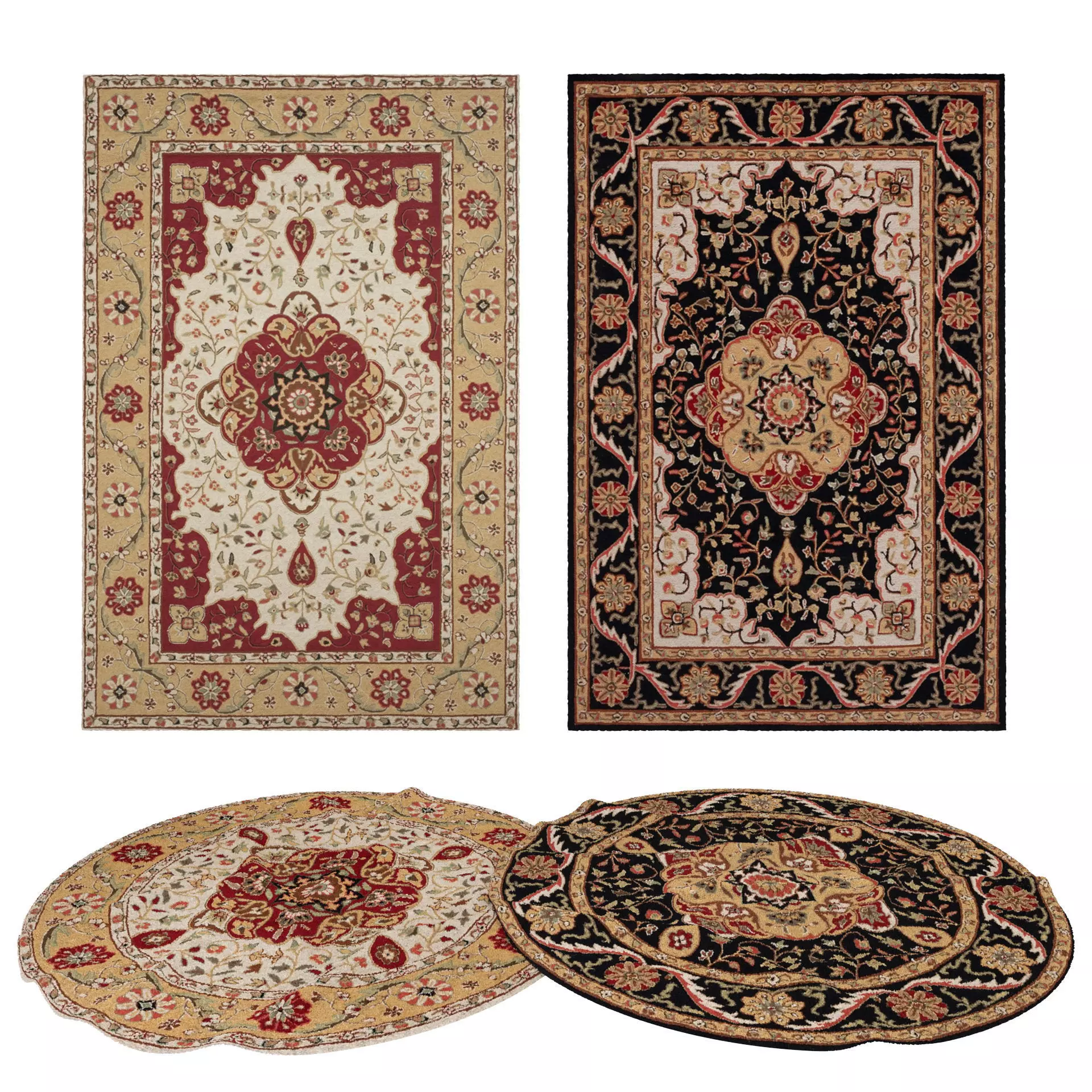 Rugs No 621 Low-poly 3D model_0