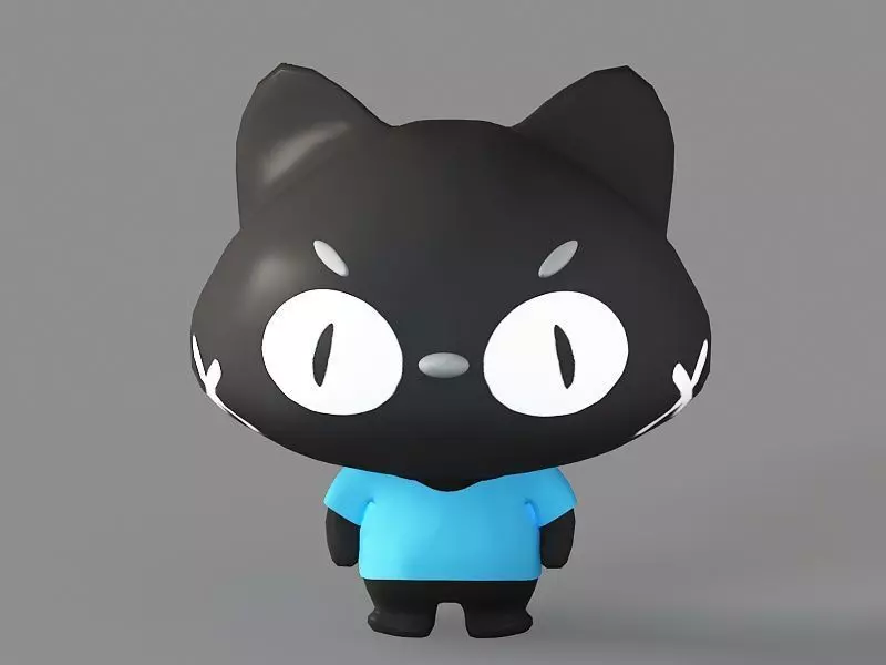 Lovely kitten welcome to download Free 3D model