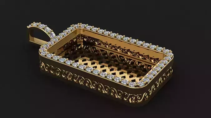 Diamond Memory Pendant 