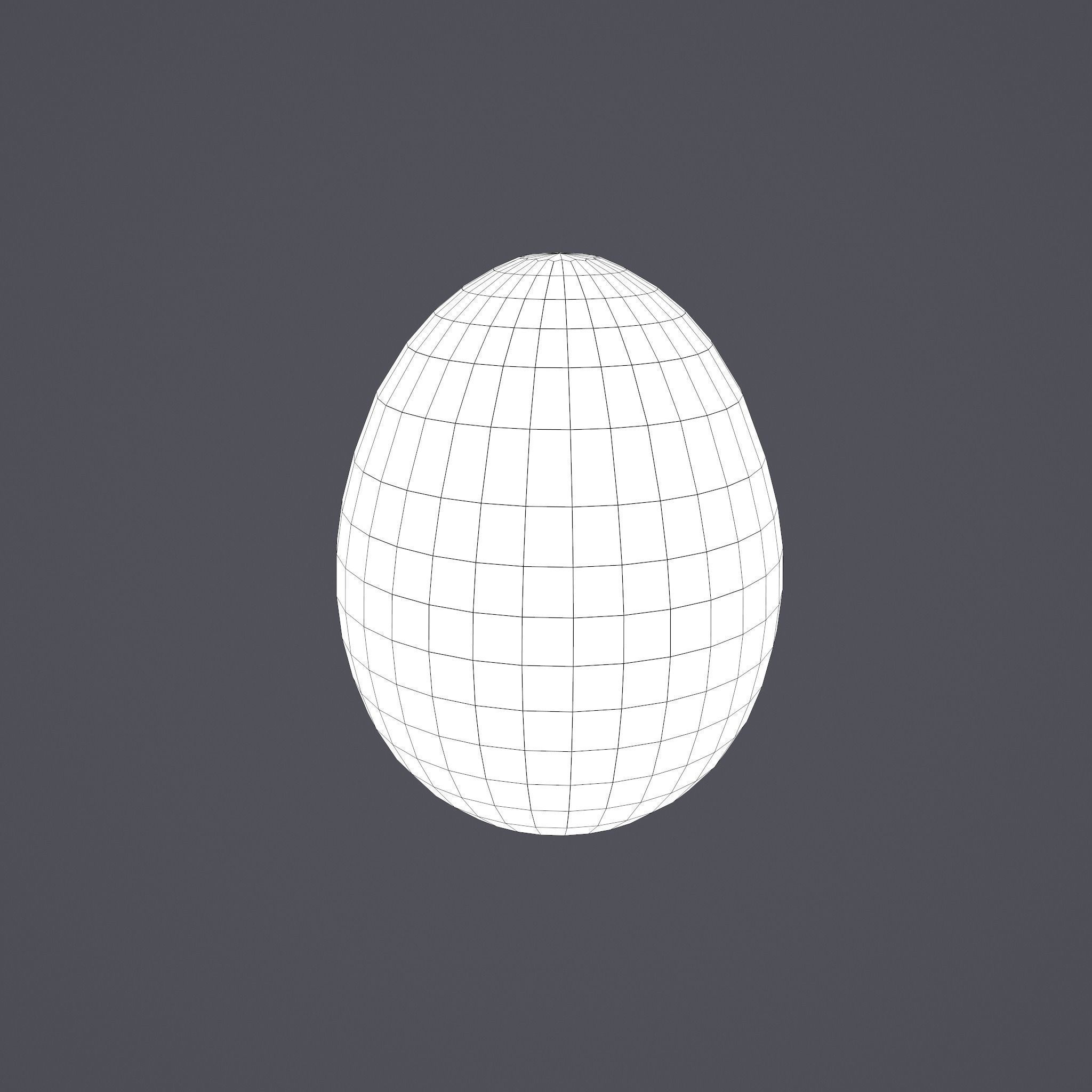 Easter Eggs Two Lined Spots Low-poly 3D model_16