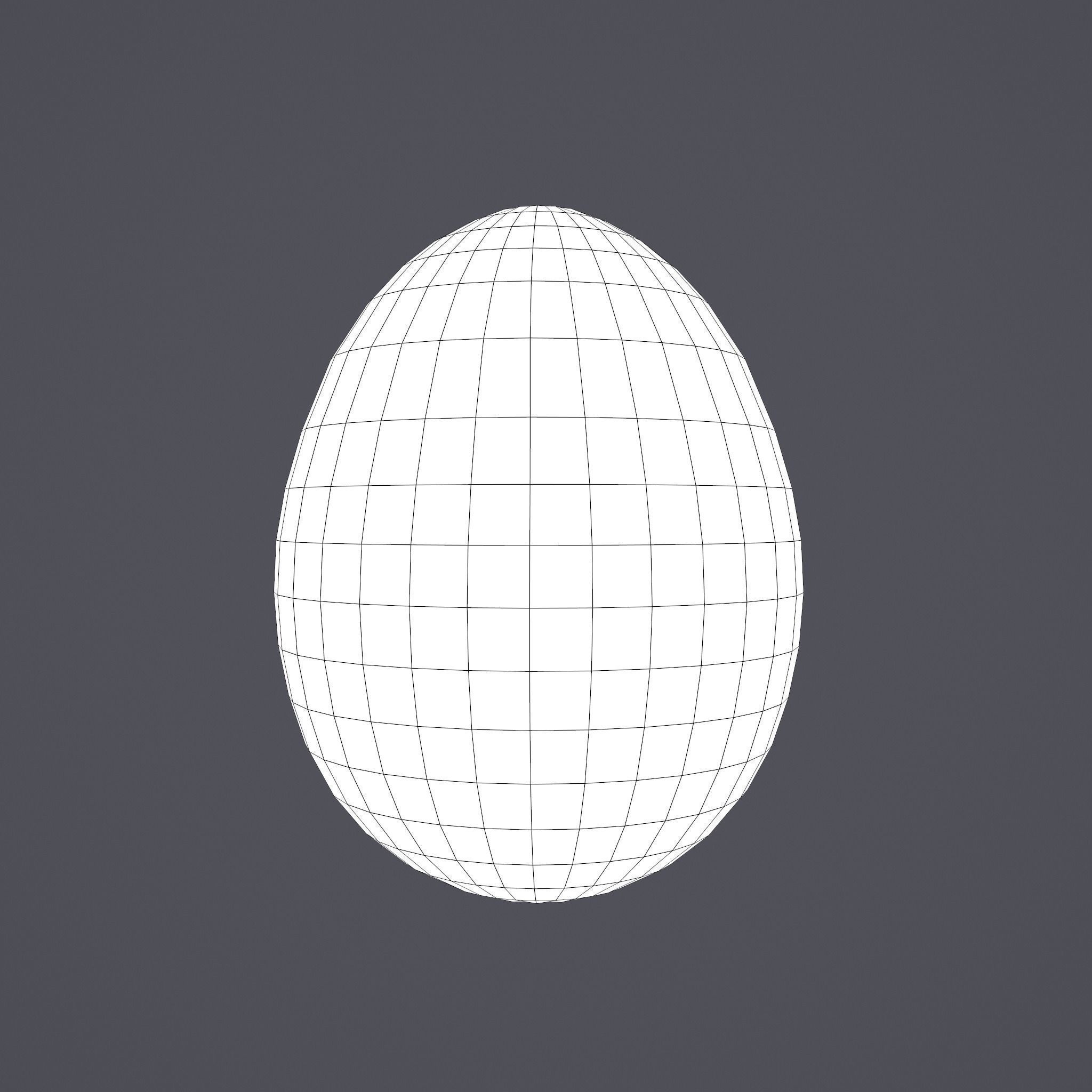 Easter Eggs Two Lined Spots Low-poly 3D model_15