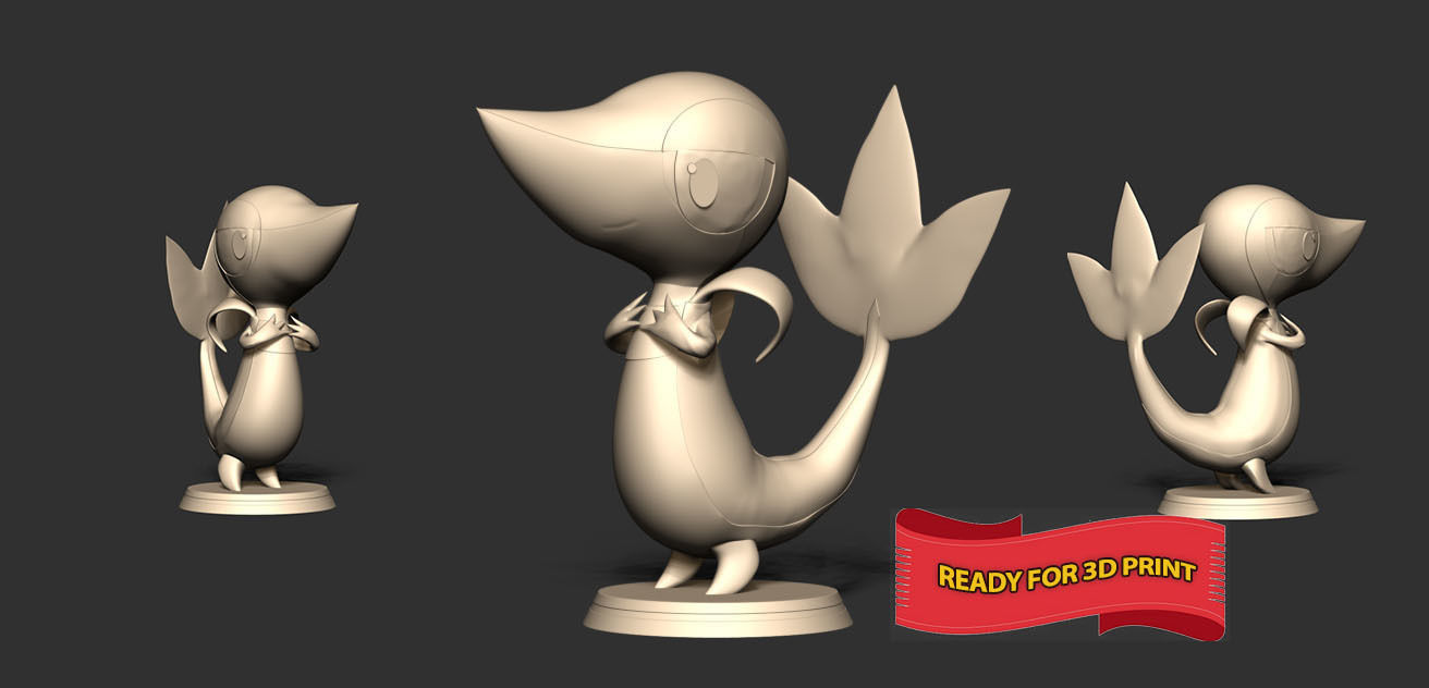 Snivy - Pokemon Go 3D print model_6