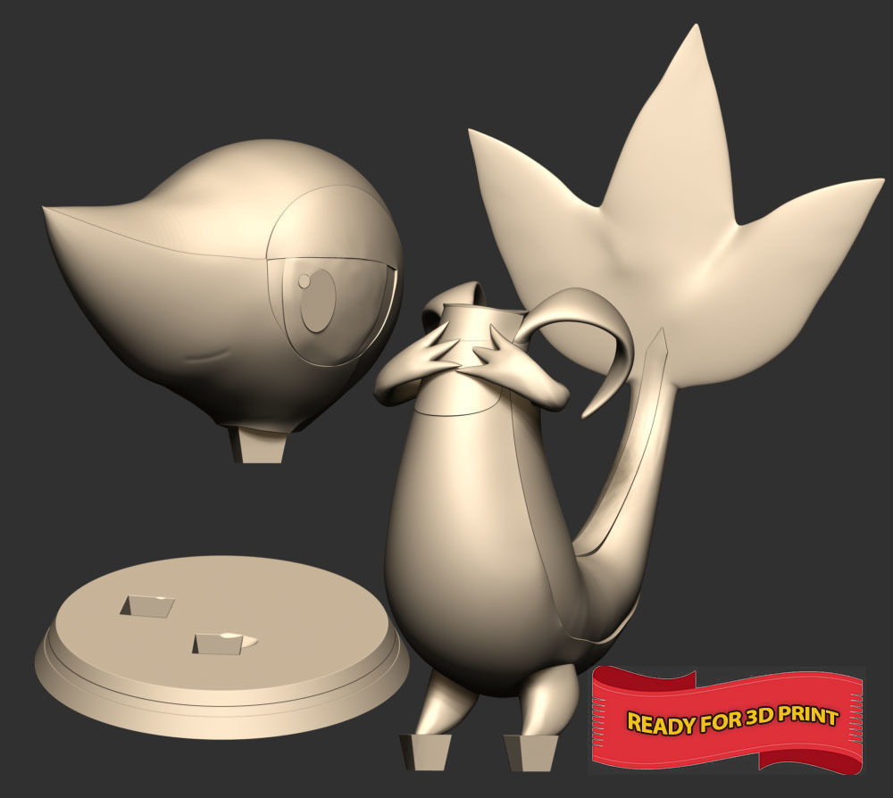 Snivy - Pokemon Go 3D print model_4