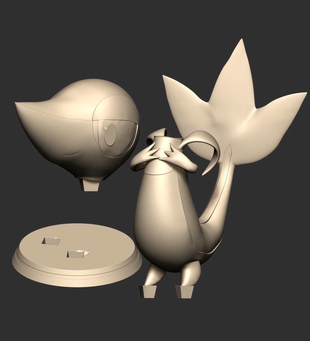 Snivy - Pokemon Go 3D print model_15