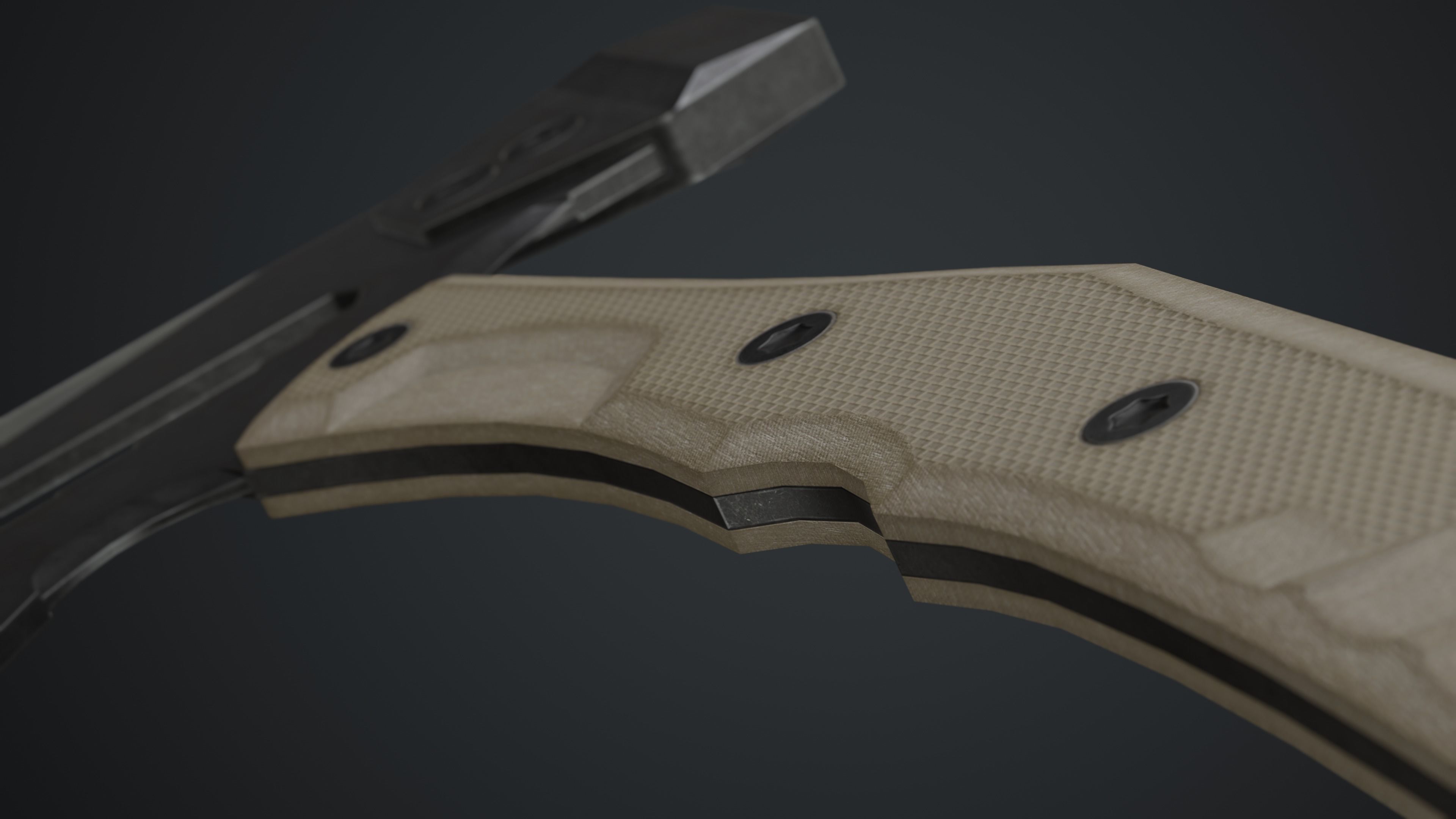 Si-Fi Tomahawk Low-poly 3D model_7
