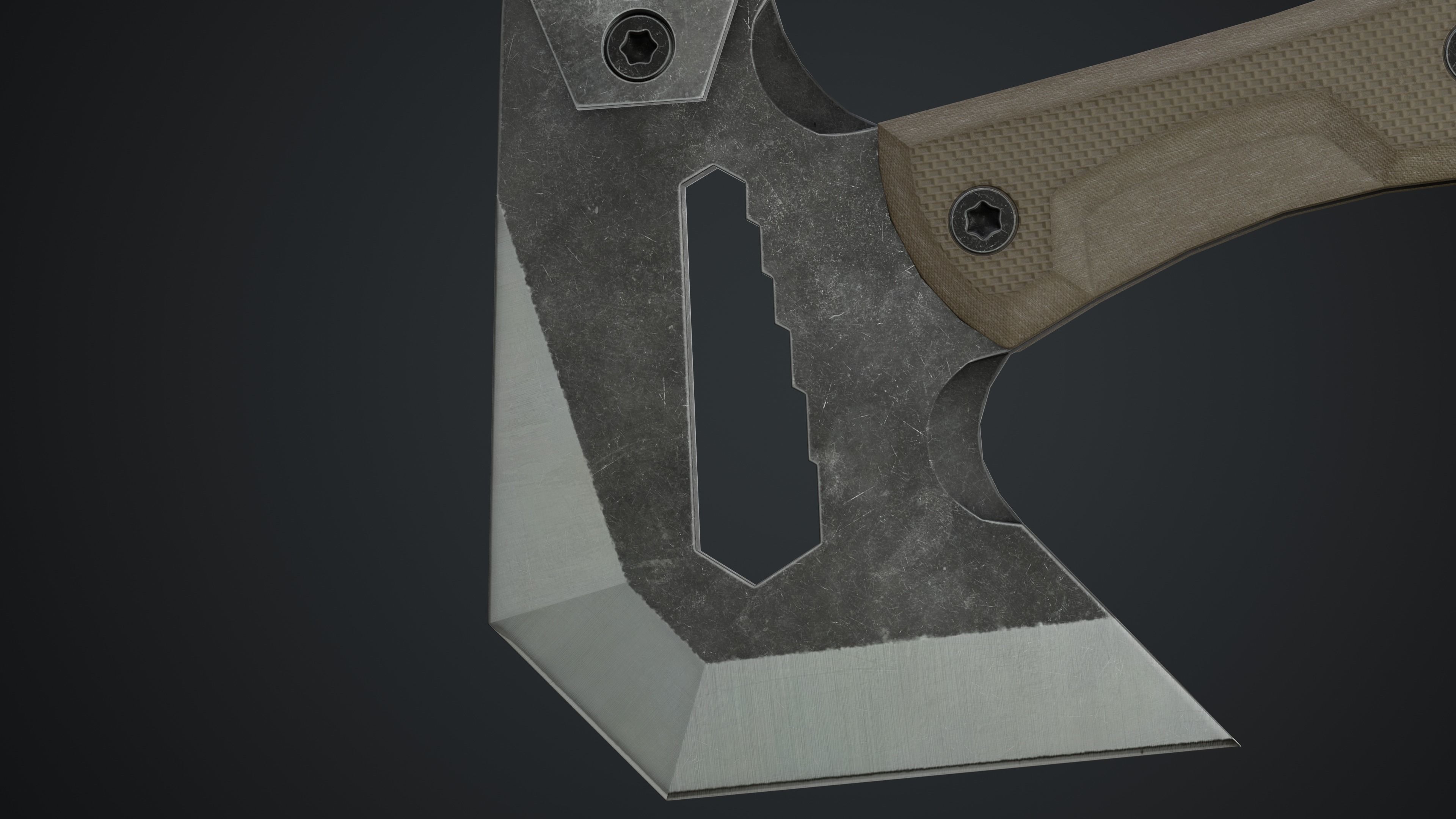 Si-Fi Tomahawk Low-poly 3D model_5