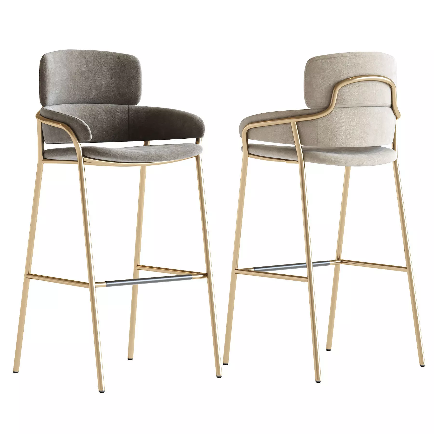 Strike Bar Stool 3D model_0