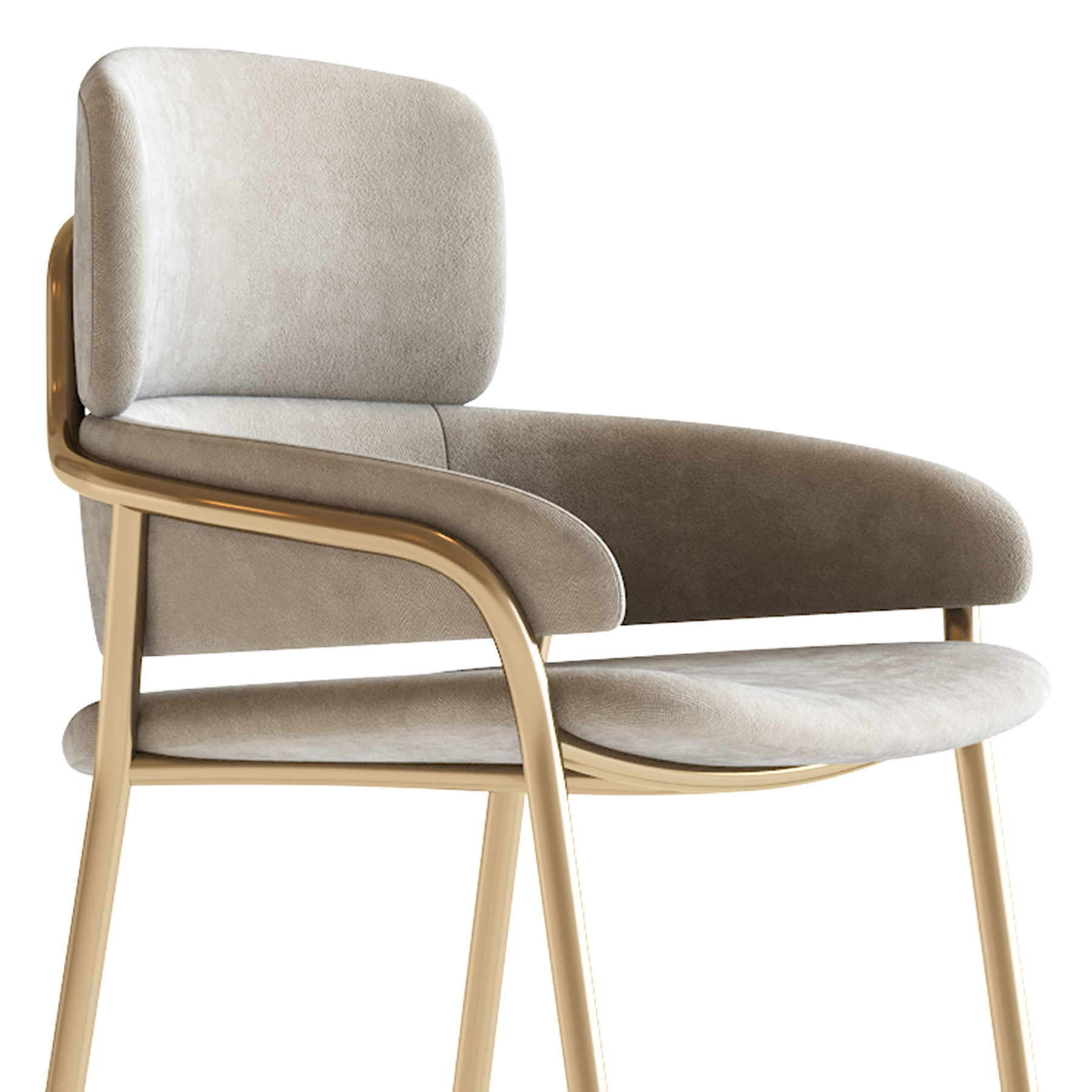 Strike Bar Stool 3D model_19