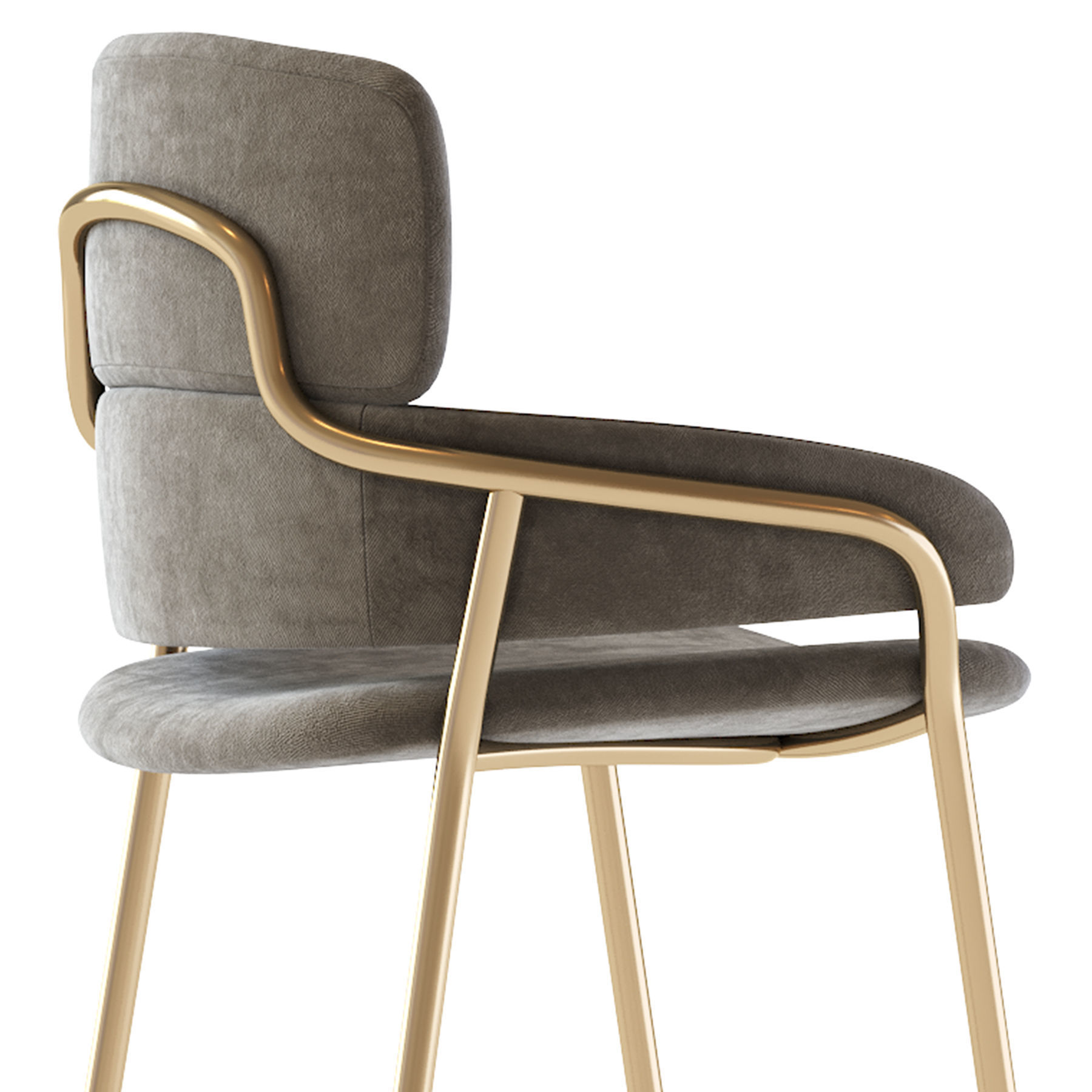 Strike Bar Stool 3D model_11