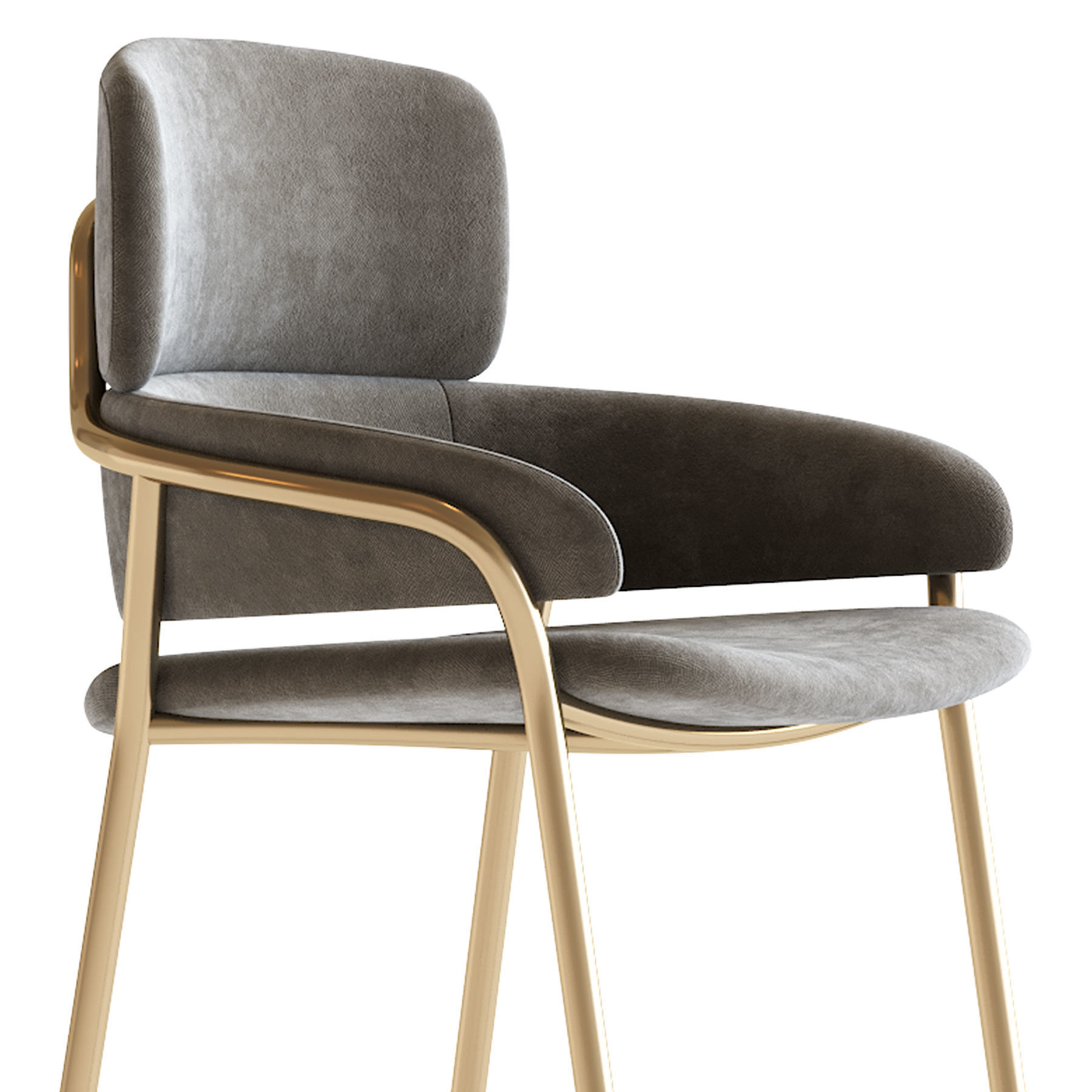 Strike Bar Stool 3D model_8