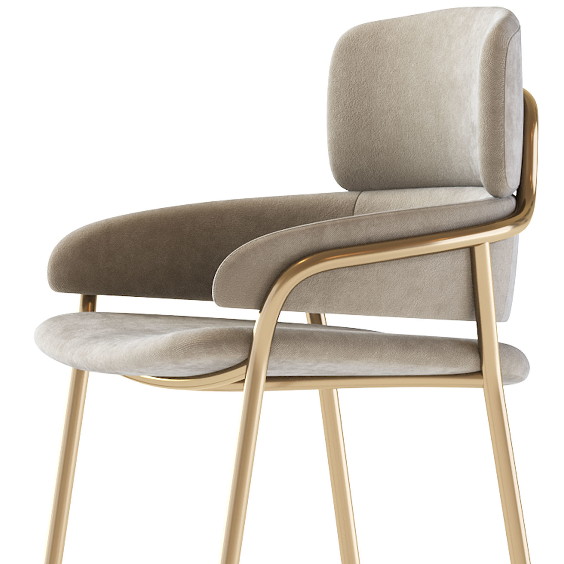 Strike Bar Stool 3D model_25