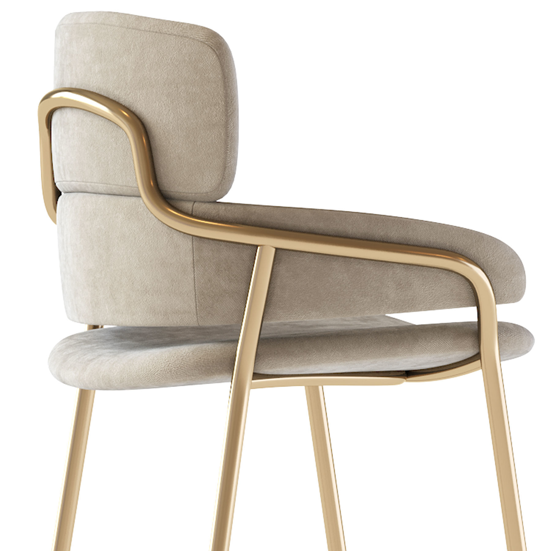 Strike Bar Stool 3D model_22