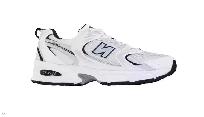 New Balance 530 White Silver Navy