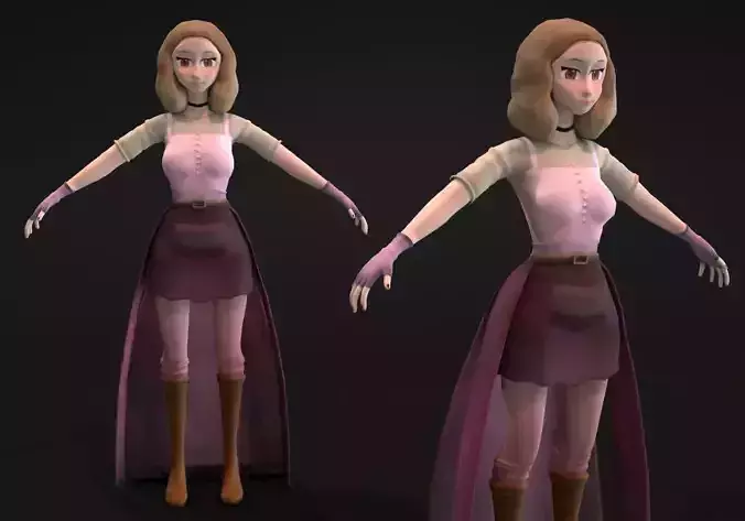 girl middle age cute