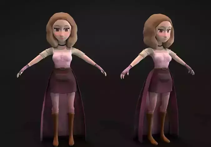 very small cute woman