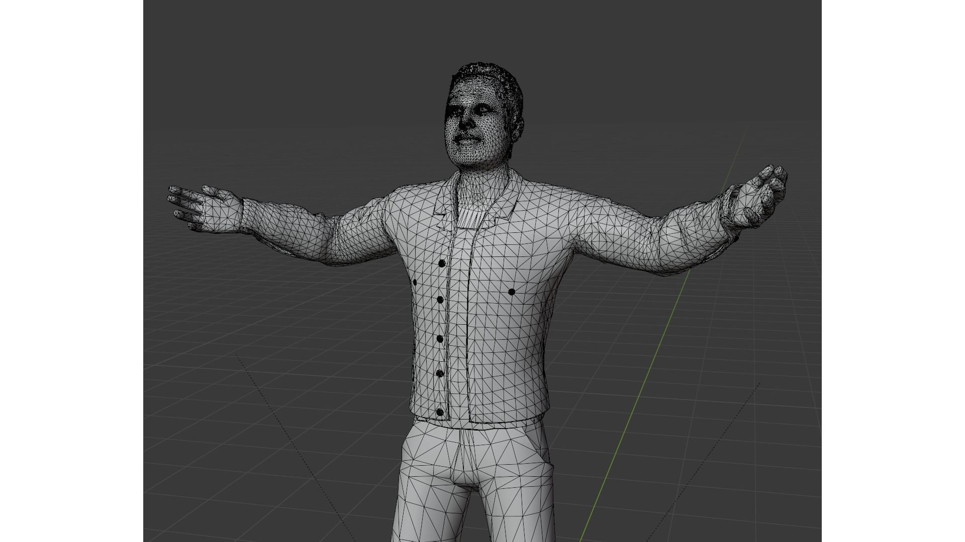 Elon Musk 3D Character Low-poly 3D model_5