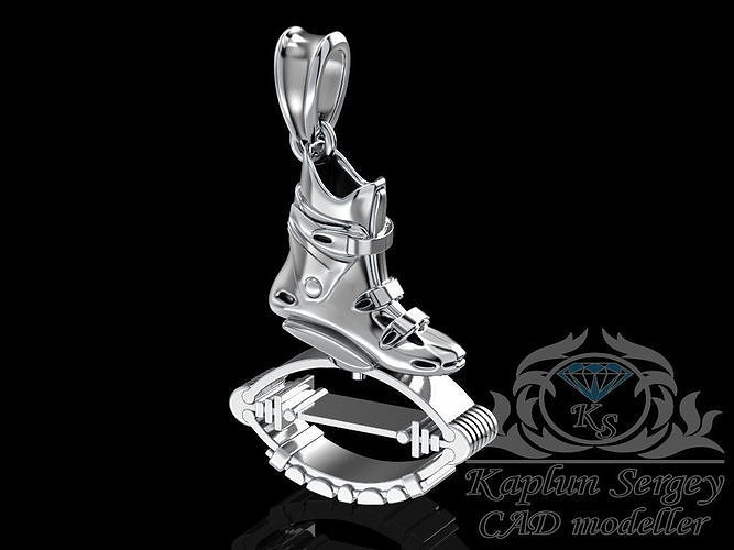 Jumper pendant 3D print model