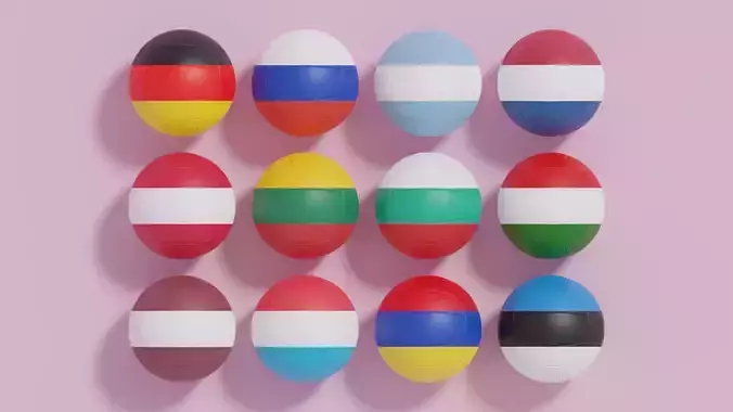 Flag Volleyball Ball Collection 1