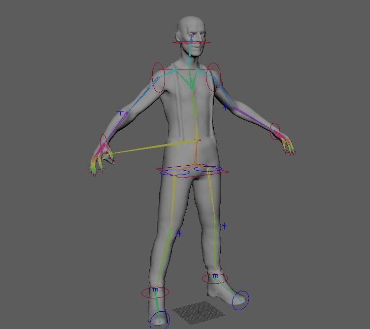 SatanicMan2 satanic man Low-poly 3D model_18