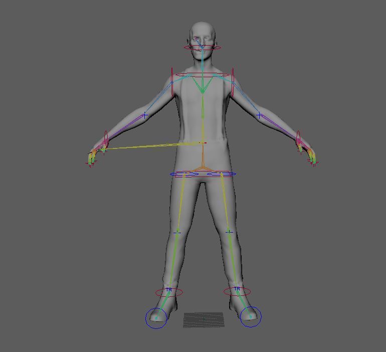 SatanicMan2 satanic man Low-poly 3D model_17