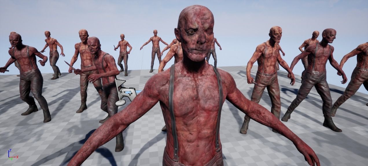 SatanicMan2 satanic man Low-poly 3D model_23