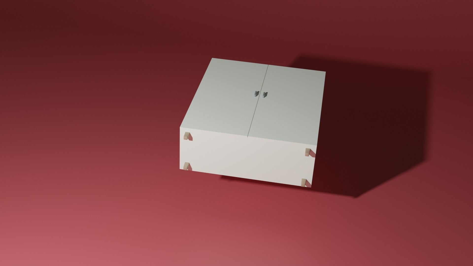 Closet cabinet 3D model_7