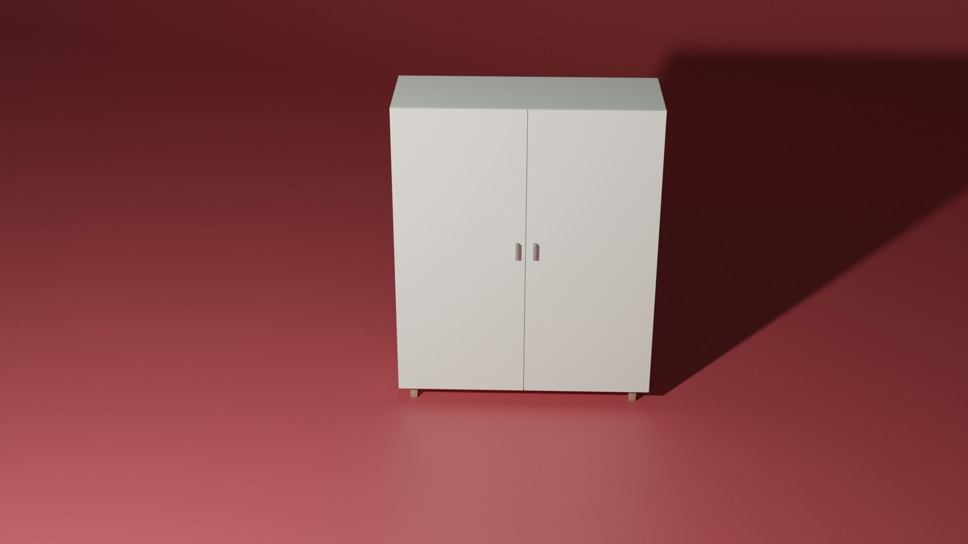 Closet cabinet 3D model_5